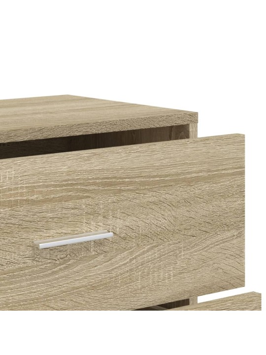 Příborníky 3 ks dub sonoma 60 x 31 x 84 cm kompozitní dřevo