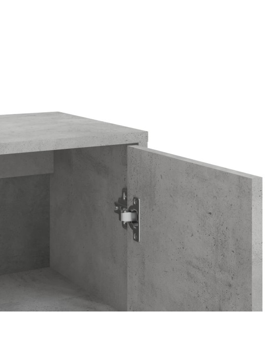 Příborníky 3 ks betonově šedé 60 x 31 x 84 cm kompozitní dřevo