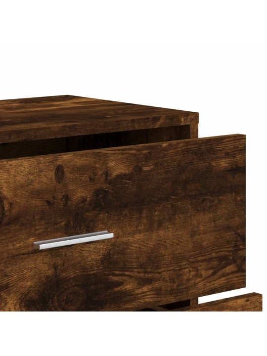 Příborníky 3 ks kouřový dub 60 x 31 x 84 cm kompozitní dřevo