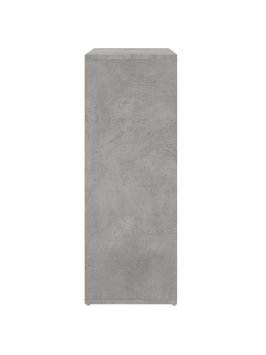 Příborníky 2 ks betonově šedé 60 x 31 x 84 cm kompozitní dřevo