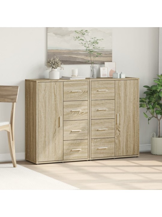 Příborníky 2 ks dub sonoma 60 x 31 x 84 cm kompozitní dřevo