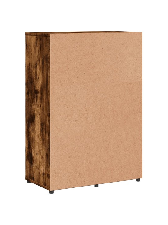 Příborníky 2 ks kouřový dub 60 x 31 x 84 cm kompozitní dřevo