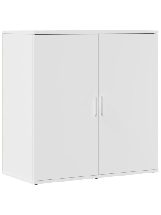 Příborníky 2 ks bílé 79 x 38 x 80 cm kompozitní dřevo