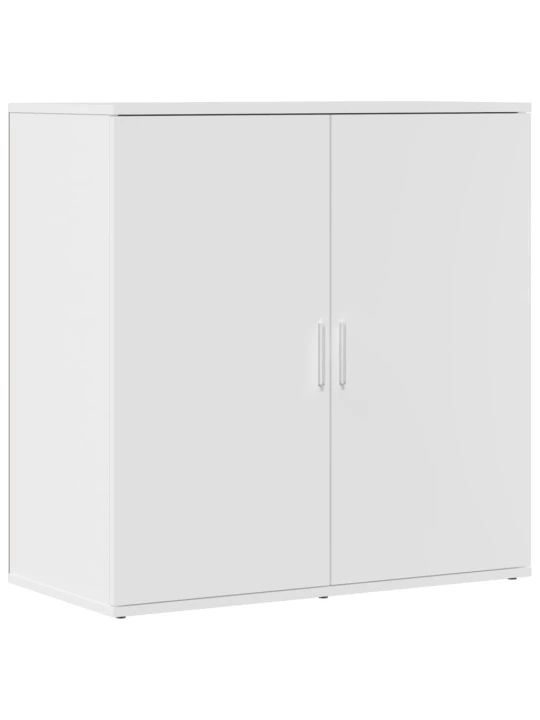 Příborníky 2 ks bílé 79 x 38 x 80 cm kompozitní dřevo