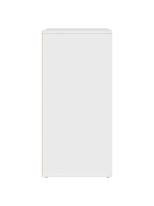Příborníky 2 ks bílé 79 x 38 x 80 cm kompozitní dřevo