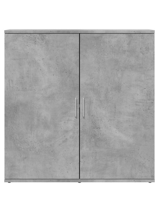 Příborníky 2 ks betonově šedé 79 x 38 x 80 cm kompozitní dřevo