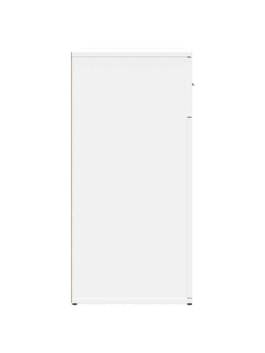 Příborníky 2 ks bílé 79 x 38 x 80 cm kompozitní dřevo