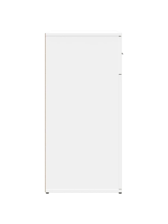 Příborníky 2 ks bílé 79 x 38 x 80 cm kompozitní dřevo