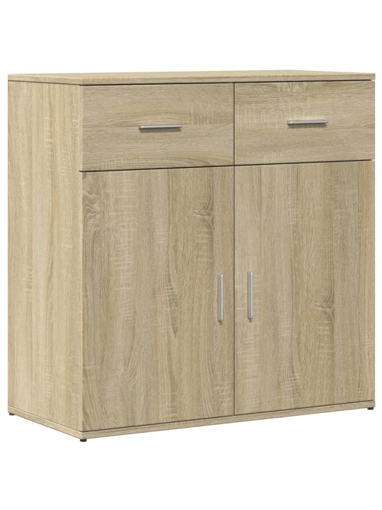 Příborníky 2 ks dub sonoma 79 x 38 x 80 cm kompozitní dřevo