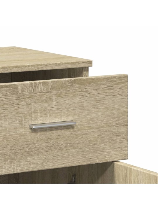 Příborníky 2 ks dub sonoma 79 x 38 x 80 cm kompozitní dřevo