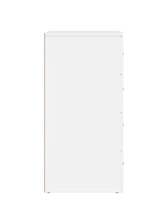 Příborníky 2 ks bílé 60 x 39 x 80 cm kompozitní dřevo