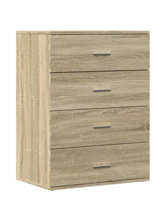 Příborníky 2 ks dub sonoma 60 x 39 x 80 cm kompozitní dřevo