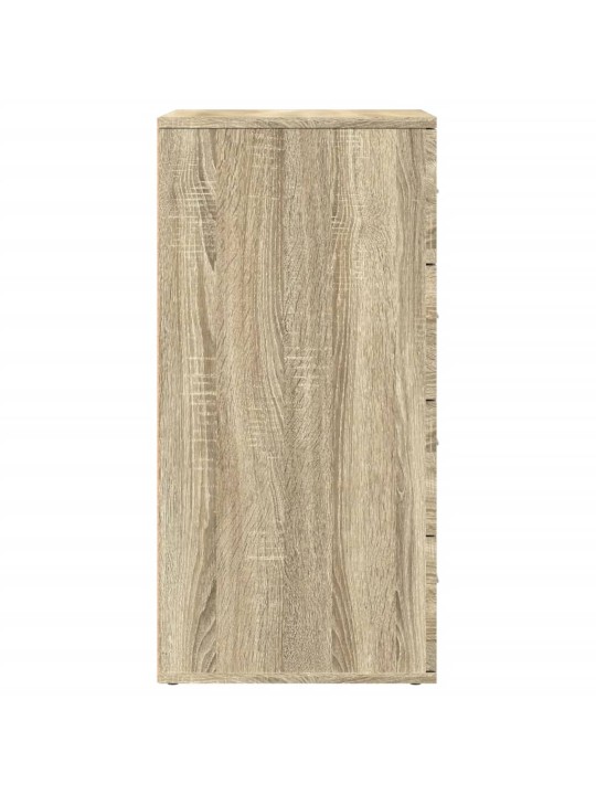 Příborníky 2 ks dub sonoma 60 x 39 x 80 cm kompozitní dřevo