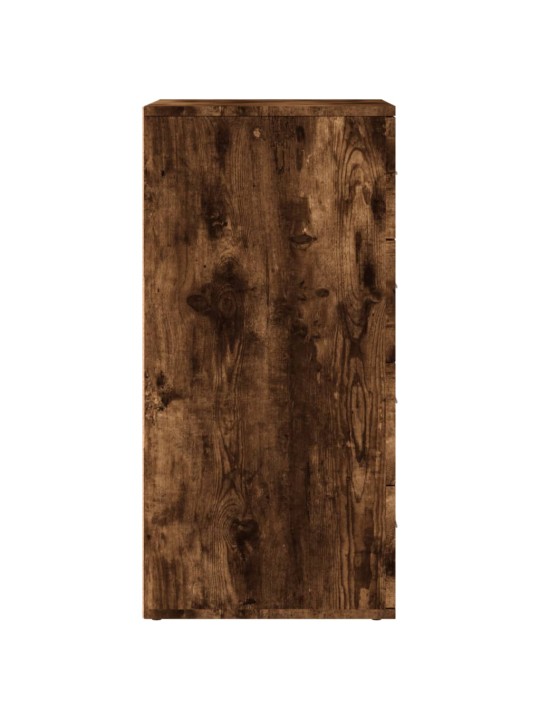Příborníky 2 ks kouřový dub 60 x 39 x 80 cm kompozitní dřevo
