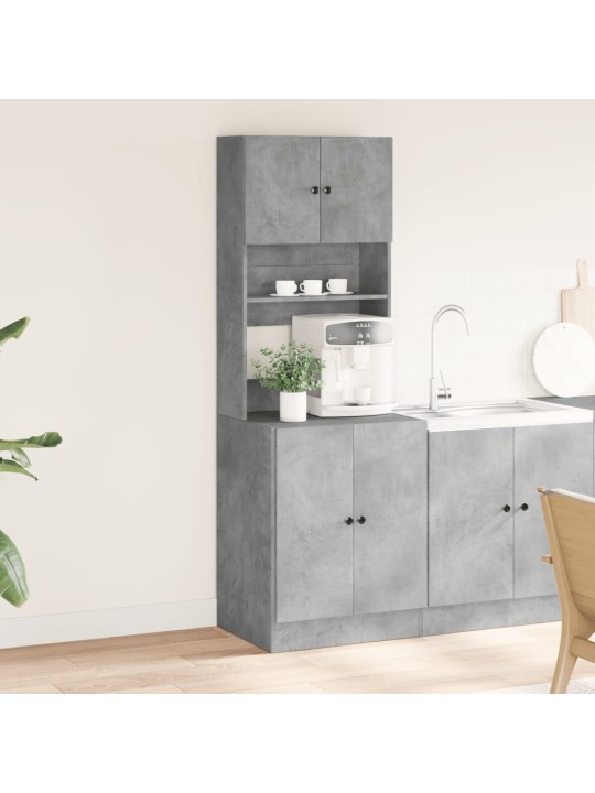 Kuchyňská skříňka betonově šedá 60x50x180 cm kompozitní dřevo
