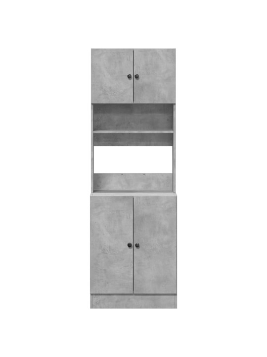 Kuchyňská skříňka betonově šedá 60x50x180 cm kompozitní dřevo