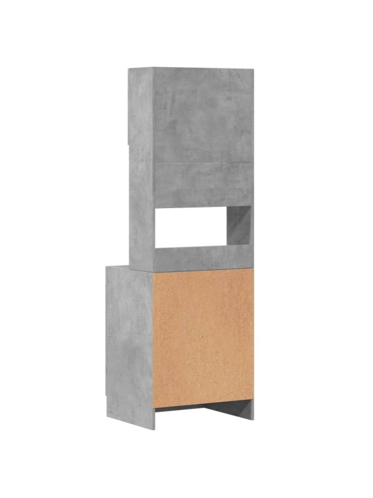 Kuchyňská skříňka betonově šedá 60x50x180 cm kompozitní dřevo