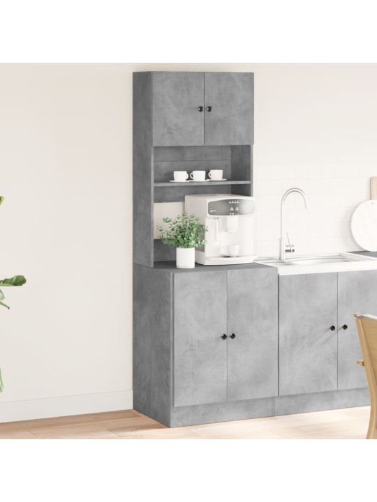 Kuchyňská skříňka betonově šedá 60x50x180 cm kompozitní dřevo