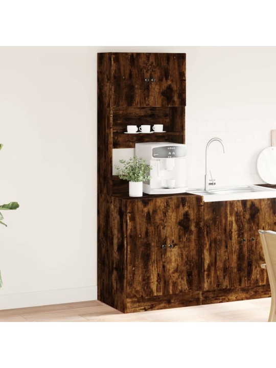 Kuchyňská skříňka kouřový dub 60 x 50 x 180 cm kompozitní dřevo