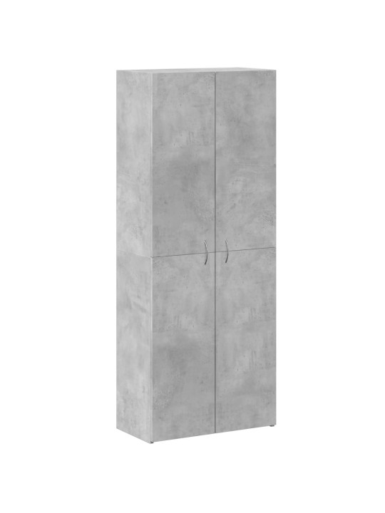 Kartotéka betonově šedá 60 x 32 x 153 cm kompozitní dřevo