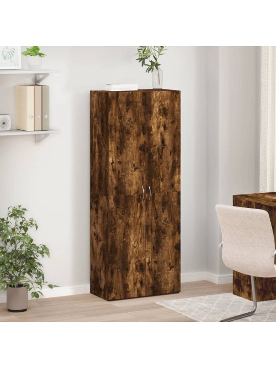 Kartotéka kouřový dub 60 x 32 x 153 cm kompozitní dřevo