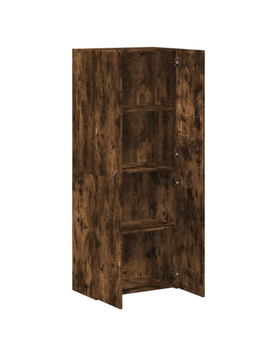 Kartotéka kouřový dub 60 x 32 x 153 cm kompozitní dřevo