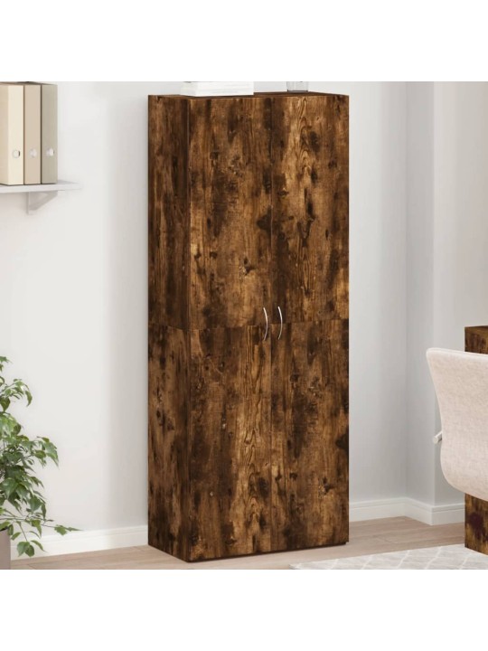 Kartotéka kouřový dub 60 x 32 x 153 cm kompozitní dřevo