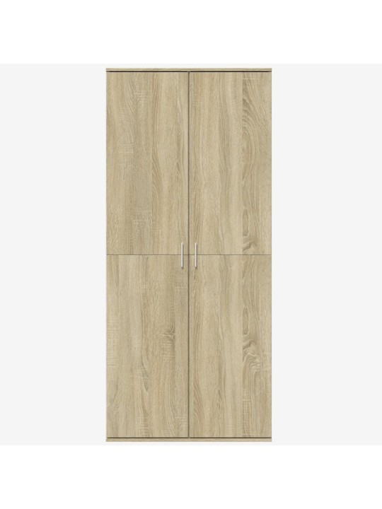 Skříň highboard dub sonoma 80 x 35 x 180 cm kompozitní dřevo