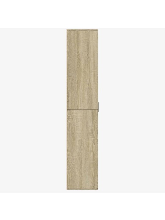 Skříň highboard dub sonoma 80 x 35 x 180 cm kompozitní dřevo
