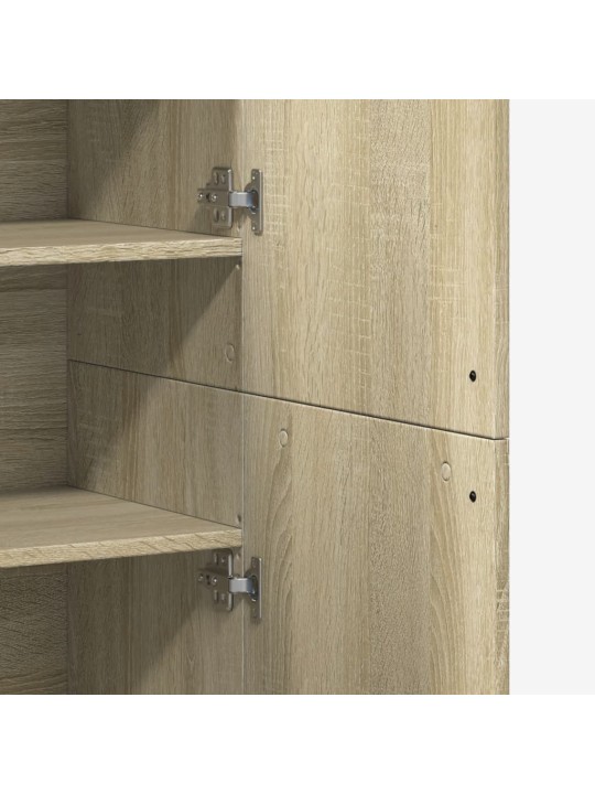 Skříň highboard dub sonoma 80 x 35 x 180 cm kompozitní dřevo