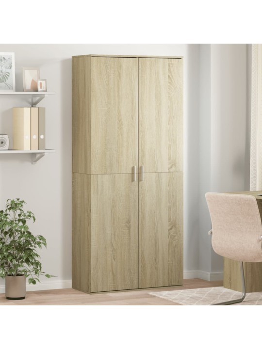 Skříň highboard dub sonoma 80 x 35 x 180 cm kompozitní dřevo