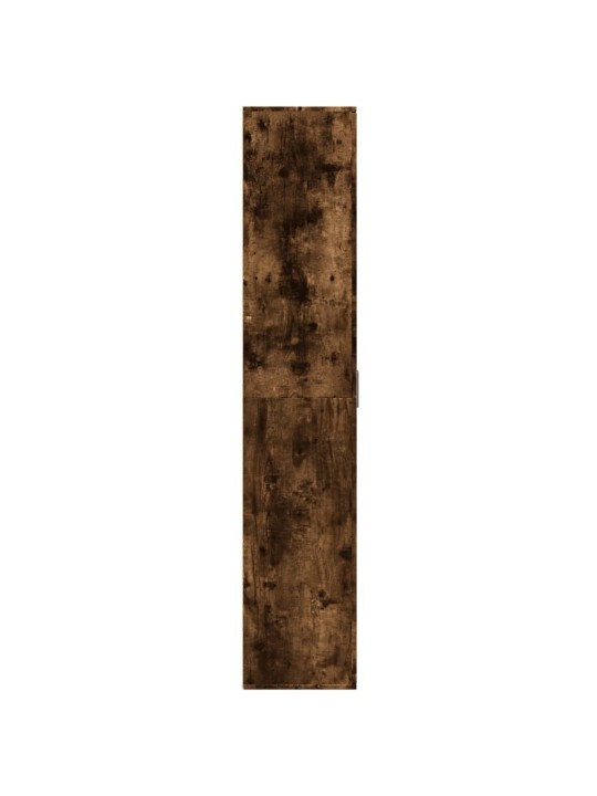 Skříň highboard kouřový dub 80 x 35 x 180 cm kompozitní dřevo
