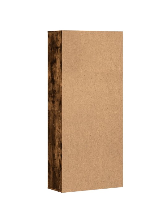 Skříň highboard kouřový dub 80 x 35 x 180 cm kompozitní dřevo