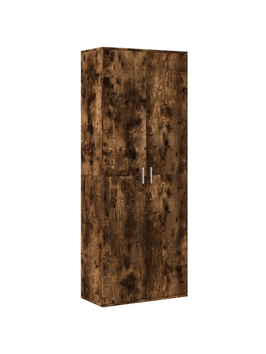 Skříň highboard kouřový dub 70 x 35 x 180 cm kompozitní dřevo