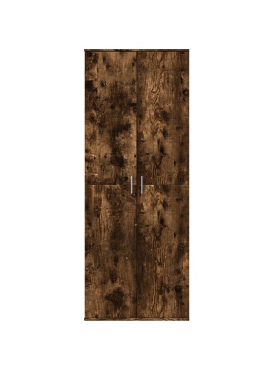 Skříň highboard kouřový dub 70 x 35 x 180 cm kompozitní dřevo