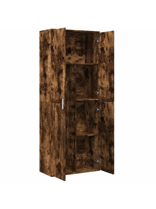 Skříň highboard kouřový dub 70 x 35 x 180 cm kompozitní dřevo