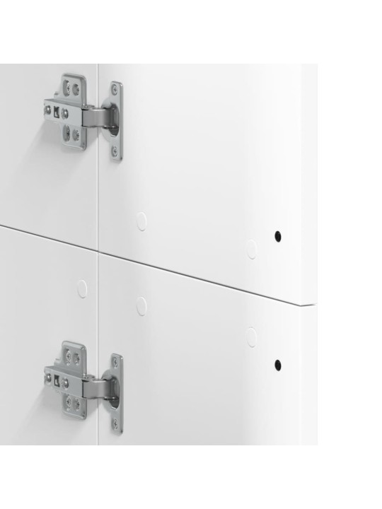 Skříň highboard bílá 60 x 35 x 180 cm kompozitní dřevo