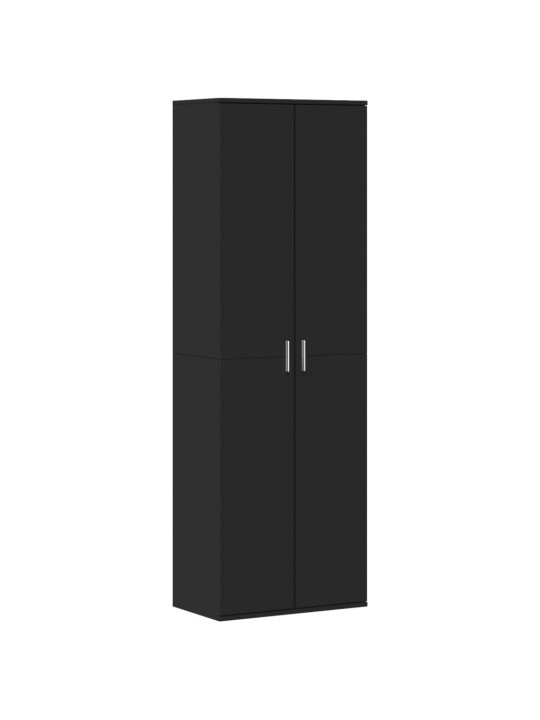 Skříň highboard černá 60 x 35 x 180 cm kompozitní dřevo