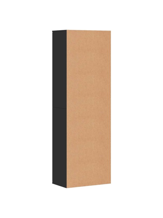 Skříň highboard černá 60 x 35 x 180 cm kompozitní dřevo