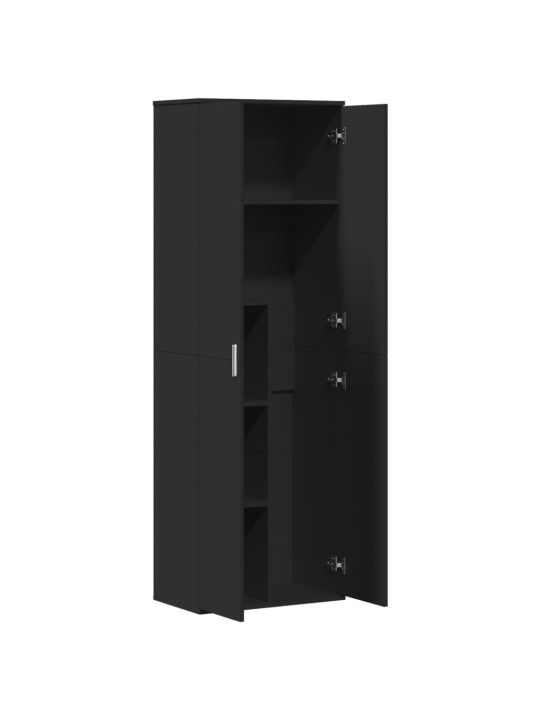 Skříň highboard černá 60 x 35 x 180 cm kompozitní dřevo