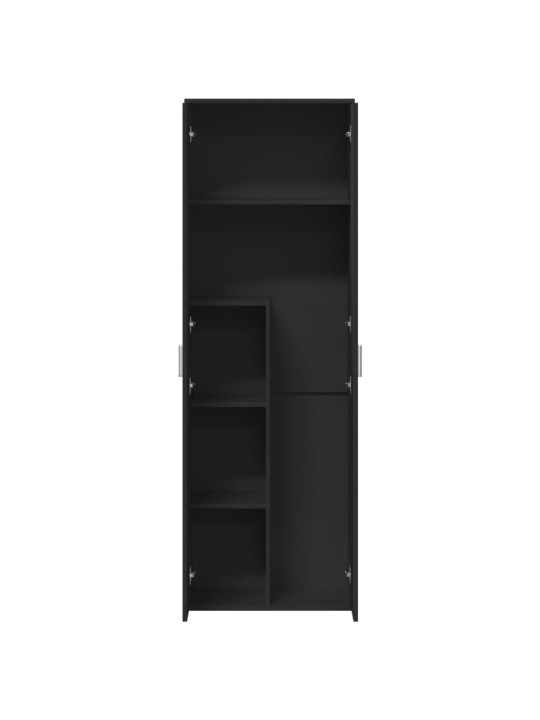 Skříň highboard černá 60 x 35 x 180 cm kompozitní dřevo