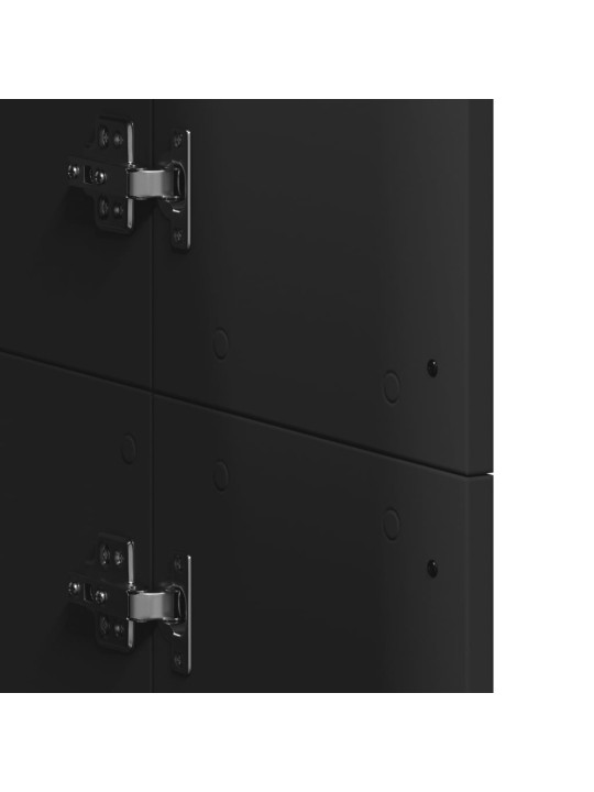 Skříň highboard černá 60 x 35 x 180 cm kompozitní dřevo