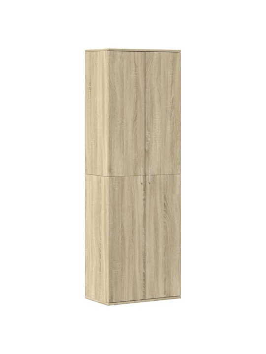 Skříň highboard dub sonoma 60 x 35 x 180 cm kompozitní dřevo