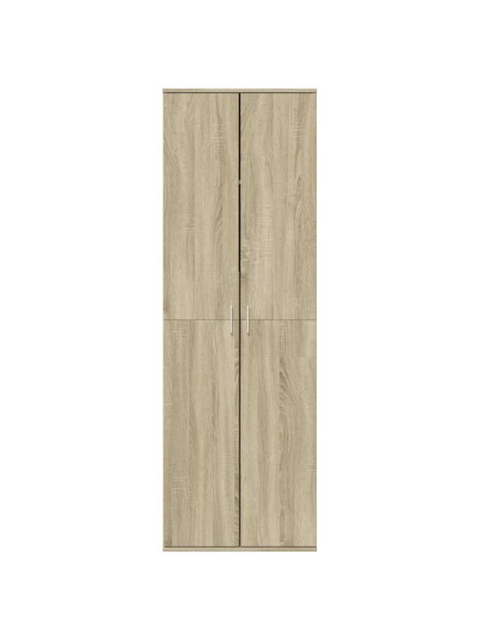 Skříň highboard dub sonoma 60 x 35 x 180 cm kompozitní dřevo