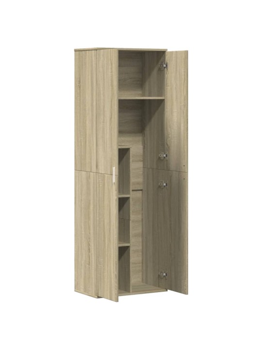 Skříň highboard dub sonoma 60 x 35 x 180 cm kompozitní dřevo