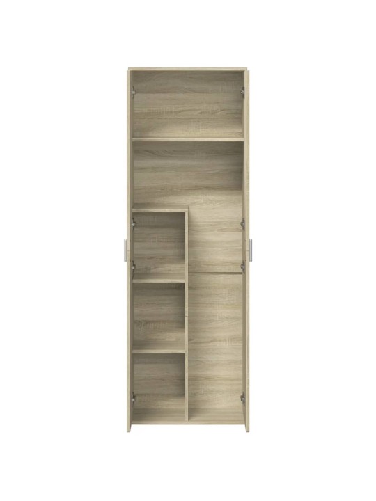 Skříň highboard dub sonoma 60 x 35 x 180 cm kompozitní dřevo