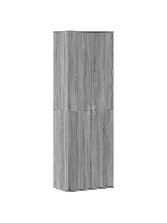 Skříň highboard šedá sonoma 60 x 35 x 180 cm kompozitní dřevo