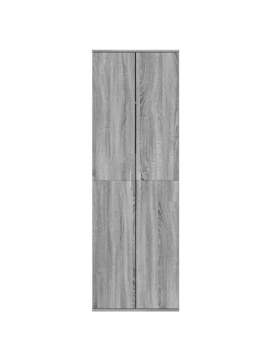 Skříň highboard šedá sonoma 60 x 35 x 180 cm kompozitní dřevo