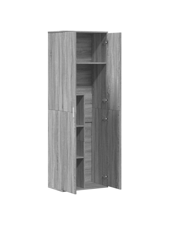 Skříň highboard šedá sonoma 60 x 35 x 180 cm kompozitní dřevo