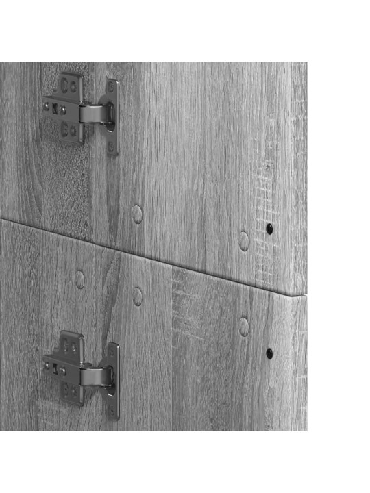 Skříň highboard šedá sonoma 60 x 35 x 180 cm kompozitní dřevo